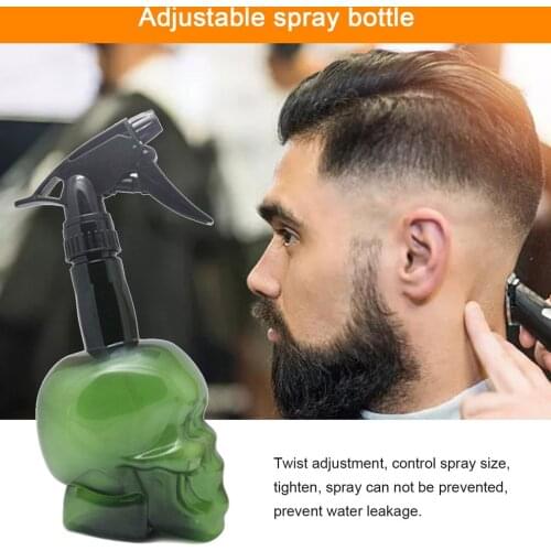 500ml Skull Hair Spray Bottle Ultra Fine Continuous Water Mister For Hairstyling Cleaning Plants Misting & Skin Care