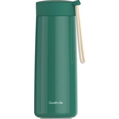 304 Stainless Steel Thermos Cup Male Female Business Straight Bottle Office Creativity Gift Hot Water Thermos