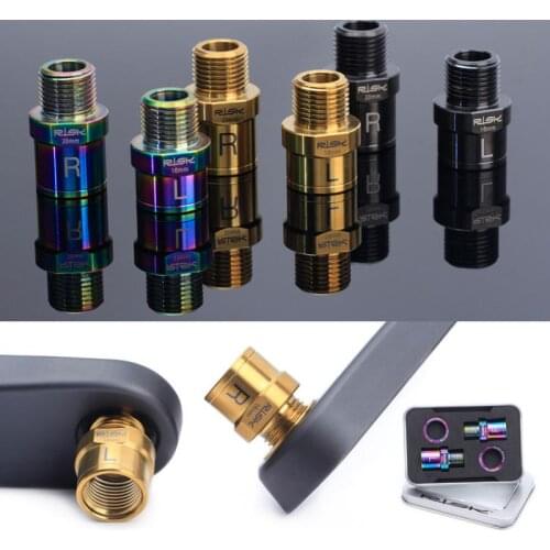 Bicycle Pedal Extension Axis Extender Spacers Washer MTB Converter Mountain Road Bike Adapter Titanium Alloy Screw Ti Bolts