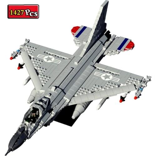 WW2 Military Series World War II F-16 Fighting Fighter Weapon Accessories DIY Model Building Blocks Bricks Toys Gifts