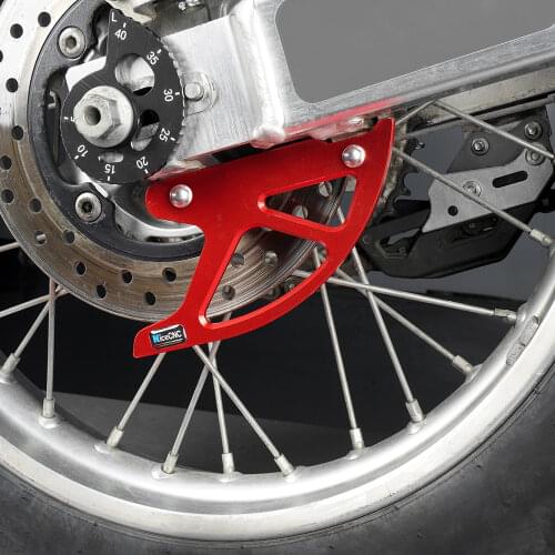 NICECNC Aluminum Rear Brake Disc Guard Protector for Honda XR650L 1993-2021 XR600R 1991-2000 XR250R 1990-2004 XR400R 1996-2004