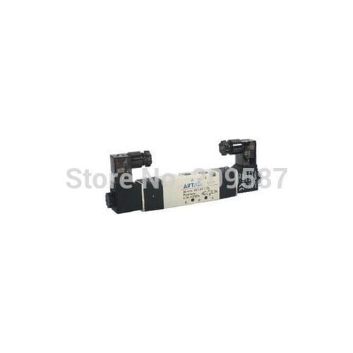 1x 4V120-06 5Ports2Position Double Solenoid Pneumatic Air Valve 1/8" BSPT DC12V