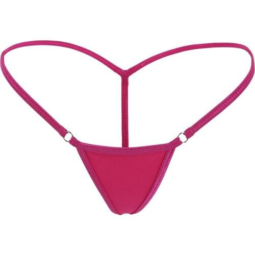 2018 Mini Micro Bikini Thongs Women Hot Sexy Cotton G-string Y Back Tanga Swimwear Mesh Transparent Panties Lingerie Underwear