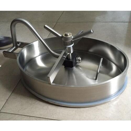330x230mm Elliptical Tank Inward Manway Cover Sanitary Stainless Steel SUS304 EPDM/ Silicone