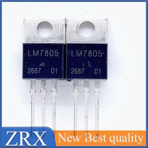 5Pcs/Lot New Original Three-terminal Voltage Regulator Tube LM7805 Into The TO-220 5 V Voltage Chip Triode In Stock