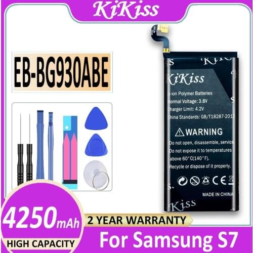 Free tool 4250mAh Phone Battery For Samsung Galaxy S7 G930 SM-G930 G930A G930K G930F G930FD G930R6 G930T G930W8 EB-BG930ABE