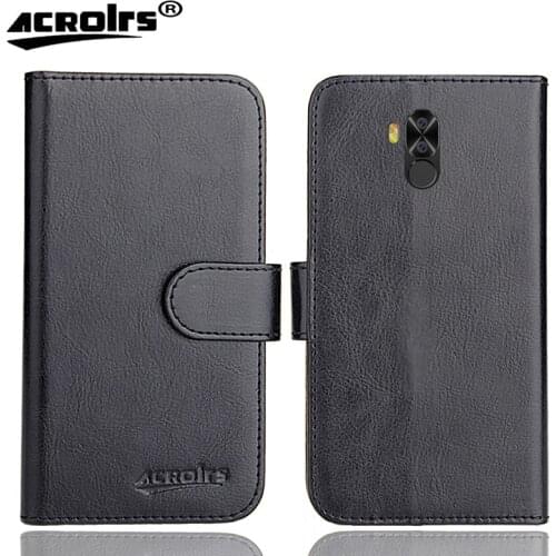 Doogee N100 Case 5.99" 6 Colors Flip Soft Leather Crazy Horse Phone Cover Stand Function Cases Credit Card Wallet