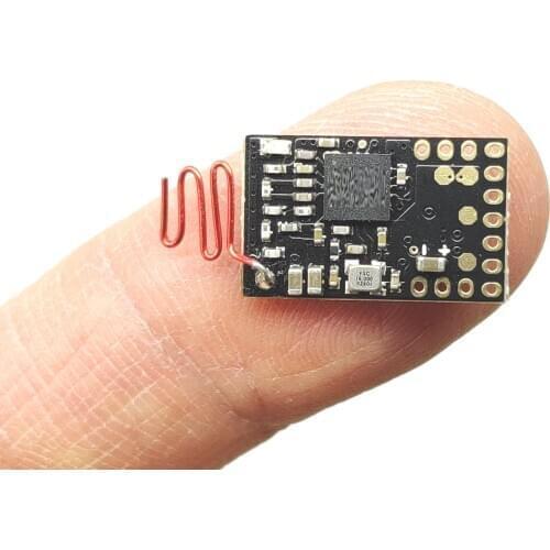 DasMikro 2.4GHz D8 mode 7CH Nano Receiver Compatible Frsky ACCST Integrated 2 Tank Mixed Bi-directional ESC For RC Tank Car