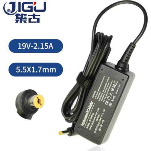 JIGU Replacement 19V 2.15A 5.5*1.7MM 40W For Acer for Aspire One A150 D150 D250 D260 D270 W500 Laptop AC Charger Power Adaptor