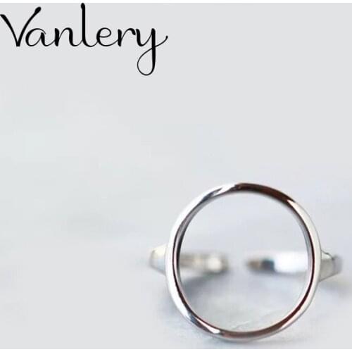 New Hot Gothic Circle Rings For Women Wedding Rings Ladies Accessories Fashion Charm Jewelry Wholesale 2021