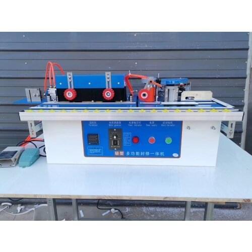 Edge Banding Machine Machine with Gluing, Trimming and End Cutting with Rotate Function for Straight,curve Automatic Embroidery