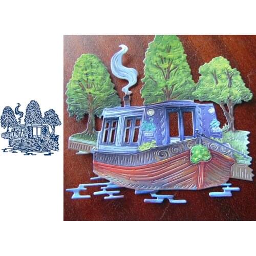 Cruise Ship Metal Cutting Dies for Scrapbooking and Card Making Paper Craft 2019 New die cuts