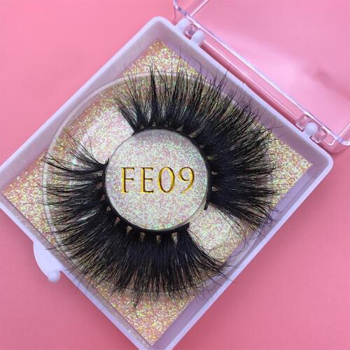 MIKIWI 25mm lashes Cruelty Free Volume Mink Lashes Dramatic Eyelashes Makeup Tools 3D Mink Eyelashes Criss-cross False Eyelashes