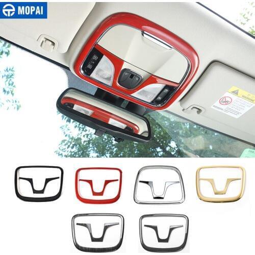 MOPAI ABS Car Interior Front Reading Light Lamp Decoration Trim Cover Stickers For Jeep Cherokee 2014-2016 Car Styling