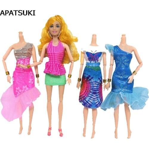 Princess Doll Dress Noble Party Gown For Barbie Doll Fashion Design Outfit Best Gift For Girl' Doll 1/6 Doll Accessories