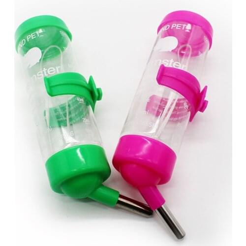 125cc Pet Hanging Drinking Bottle Water Feeder Automatic Water Dispenser Drinking Feeders for Pet Puppy Dog Cat Rabbit Hamsters