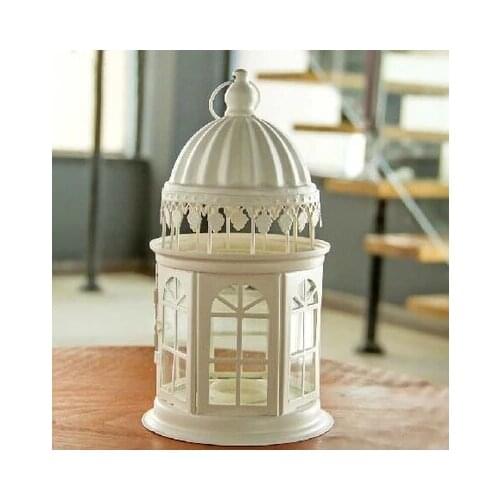 Simple Luxury Metal Candle Holder Modern Creativity Iron Glass Candelabra Candlestick Chandelier Mariage Home Decoration EK50ZT