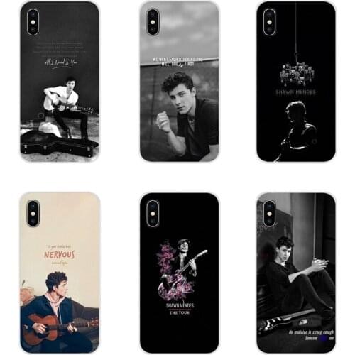 TPU Transparent Shell Covers For Huawei G7 G8 P8 P9 P10 P20 P30 Lite Mini Pro P Smart Plus 2017 2018 2019 Singer Shawn Mendes 98