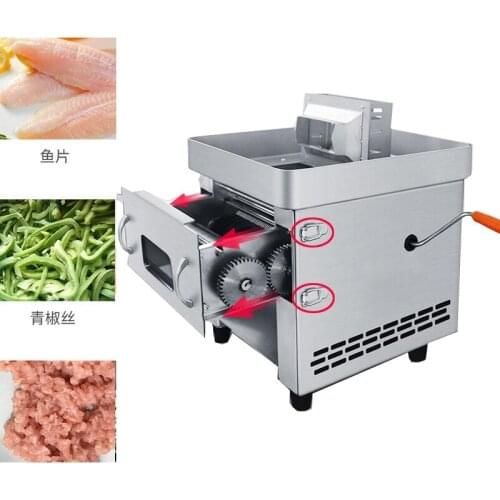 Manual meat cutter desktop electric meat cutter pull type mincer vegetable shredder 220V 110V Factory direct sales