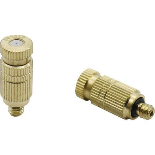 Garden Brass Mist Nozzle For High Pressure Mist Cooling System Gardening Tools And Equipment Water Sprinkler 5 Pcs