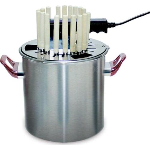 Thicken upgraded version of stainless steel home smokeless barbecue family barbecue machine barbecue cup electric roast kebab