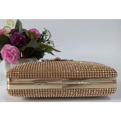 FGGS Dazzling Rhinestone Encrusted Evening bag Clutch Purse Party Bridal Prom