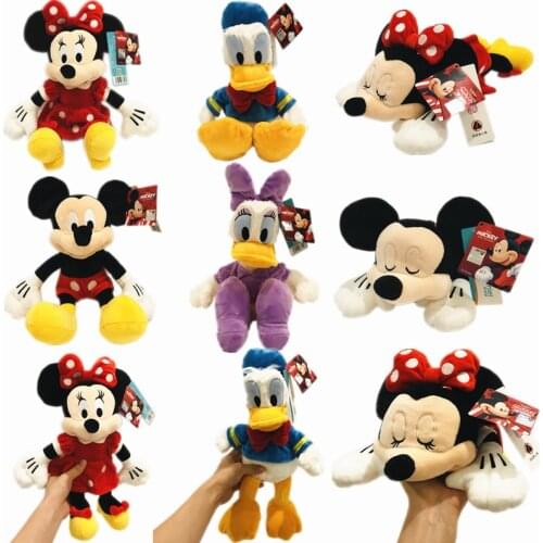 Free shinpping 1pieces/lot Disney plush mickey minnie mouse doll 30cm gift Childrens toys