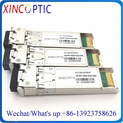 10G 20KM 1550m 1570nm CWDM SFP+ Transceiver Module,10Gbps CWDM SFP+ 1470~1570nm DFB DOM Duplex LC SMF Fiber Transceiver Module