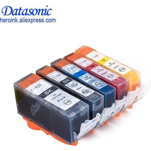 15PCS For Canon 425 426 PGI-425 CLI-426 Ink Cartridge Compatible For Canon PIXMA IP4840 IP4940 IX6540 MG5140 5240 5340 Printer