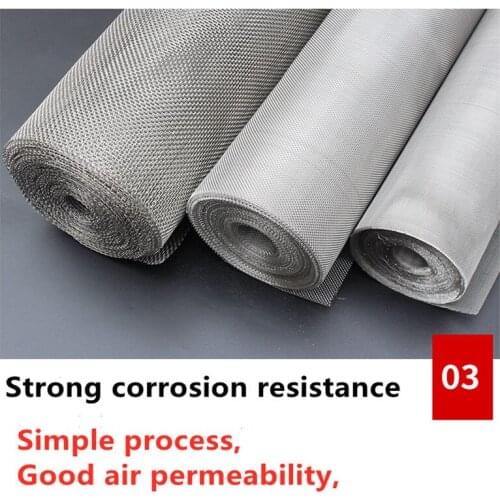4-400 304 stainless steel wire mesh insect screen stainless steel filter metal filter grid mesh repair repair tool parts