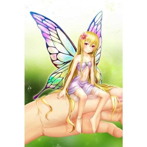 5d Diamond embroidery hand butterfly fairy diy round diamond mosaic set diamond painting sale cross-stitch girl gift,YG2041