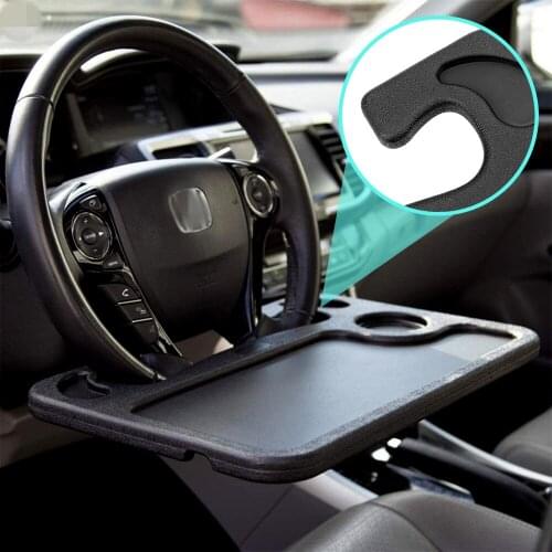 Car Table Steering Wheel Eat Work Cart Drink Food Coffee Goods Holder Tray Car Laptop Computer Desk Mount Stand Seat Table
