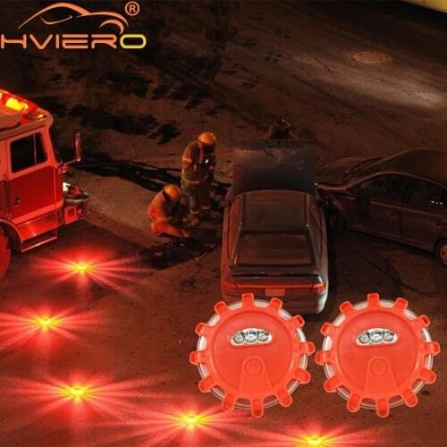 Car Strobe Lamp Parking Light Battery Operated Warning Bulb Safety Portable Roadside Flare Magnetic Emergency Flashing Road Led