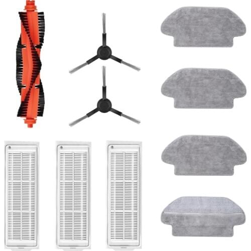 Vacuum Cleaner Parts for Xiaomi Mijia (SKV4109GL / Mi Vacuum Mop P Pro) Black Robot Accessories brushes filters