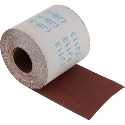 10m Long 100mm Wide Emery Cloth Roll 180 Grit Sandpaper for Cleaning Copper Pipe and Fittings