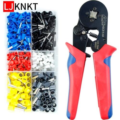 Terminal Connector Ferrules HSC8 6-4 crimping pliers type needle adjusting Tubular tool electrical pliers self adjusting Tubular