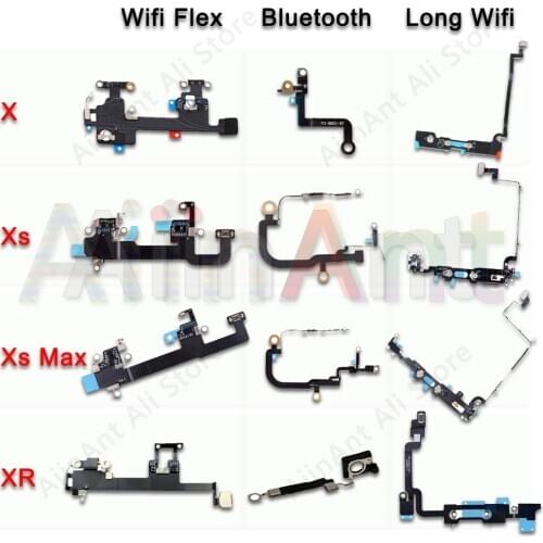 Original For iPhone X Xs Max XR Wifi Bluetooth NFC WI-FI GPS Signal Antenna Flex Cable Cover Replacement Repair Spare Parts