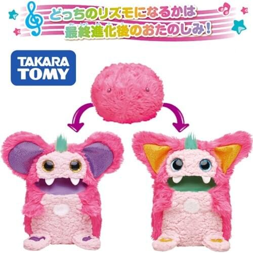 Original TAKARA TOMY RIZMO Magic Plush Doll for Boys Girls Gift Grow Up Develop Dolls Singing Electronic Pets Toys for Children