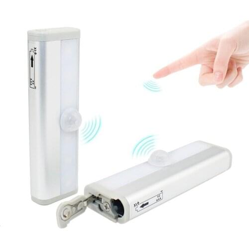 Portable PIR Motion Sensor Emergency LED light Rigid Strip Wall Night lamp Closet Cabinet Stairs Wardrobe Kitchen lights