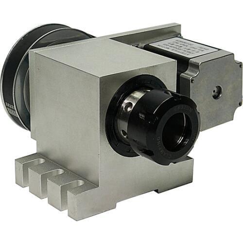 CNC Rotary Axis ER32 Collet A Axis 4th Axis Harmonic Drive 65MM Center Height