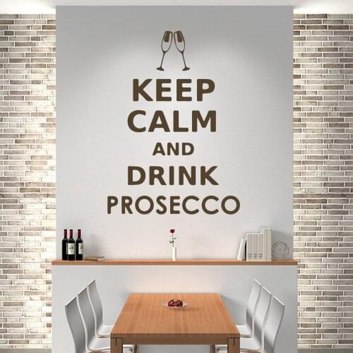 Carved Drink Quote Tags Sticker Waterproof Vinyl Wallpaper Home Decor Nursery Kids Room Wall Decor Mural Poster