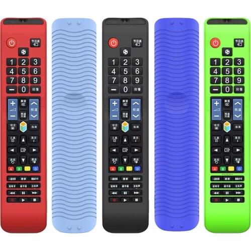 Silicone Remote Control Protective Cover for Samsung LCD LED 3D Smart HDTV BN59-01178W 01178B AA59-00652A 00594A 00582A Remote