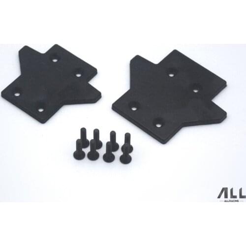 Pa66 4mm Heavy Duty Nylon Front Chassis Plate +Rear Chassis Plate For ARRMA SENTON, KRATON, OUTCAST,Talion rc car parts