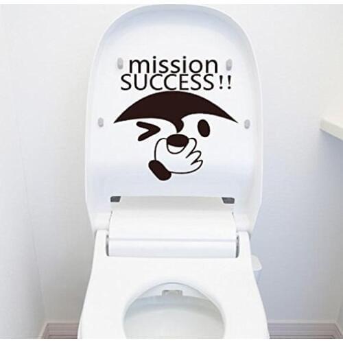 Waterproof Closestool Sticker Bathroom Toilet Wall Stickers Decoration Removable DIY Wall Decal For Tile adesivo de paredes D879