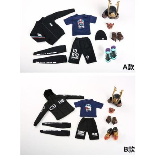 1/6 Trend Brothers Suit Soldier Doll Street Non-B13 Suitable for 1:6 Soldier Male Body In Stock