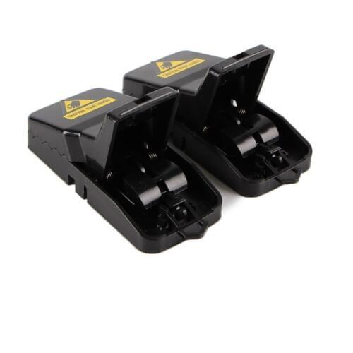 High Quality 2 Pcs Reusable Catching Rats Traps Catching Mice Mouse Traps Rodent Mousetrap Bait Spring Catcher Pest Rat Control