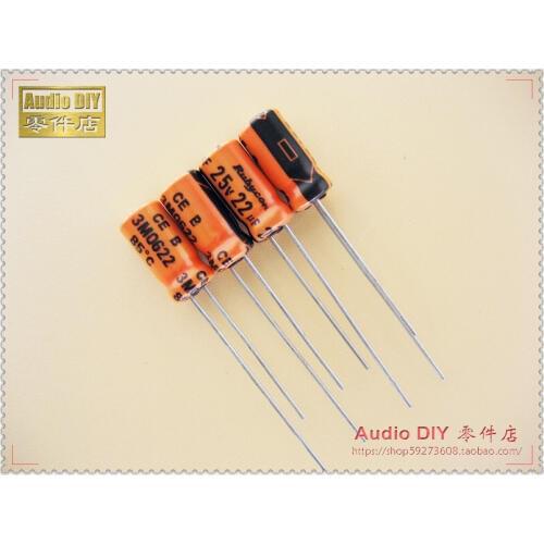 30PCS/50PCS Rubycon old orange TWL (CEB) 22uF/25V low leakage electrolytic capacitor free shipping