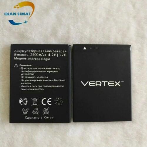 5PCS New 100% High Quality Impress eagle Battery For Vertex Impress eagle phone + Tracking code