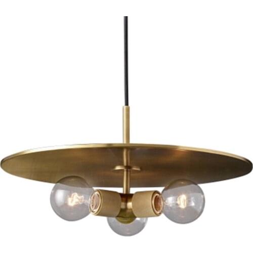 American RH Lamp Edison E27 G80 LED Chandelier Led Hanging Chandelier Lighting Gold/Black/Silver Metal Glass Led Lamp Fixtures