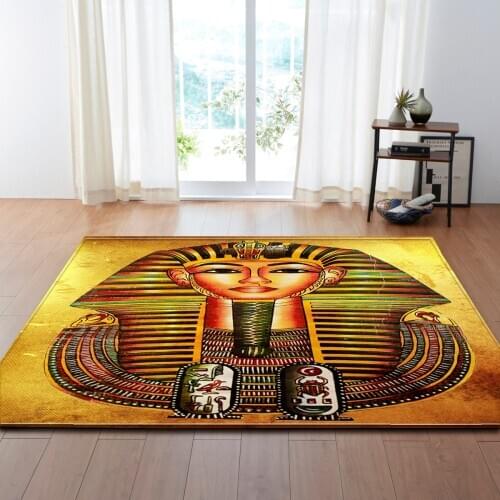 Ancient Egypt Picture Carpet Bedroom Anti-slip Carpet\Floor Mat Home Decor Carpet Used In Family Living Room